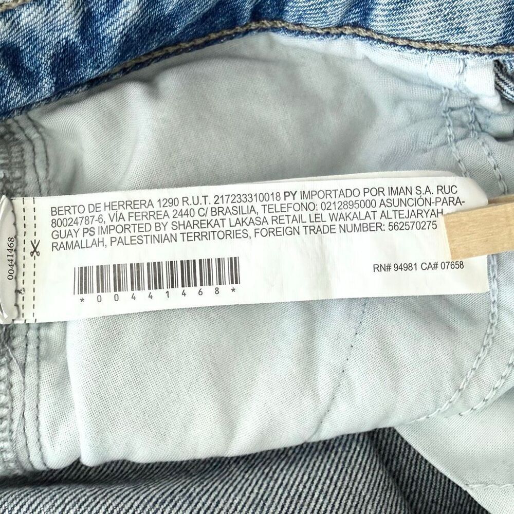 Forever 21 Acid Wash High Waist Wide Leg Jeans Sz 29 - Picture 8 of 10